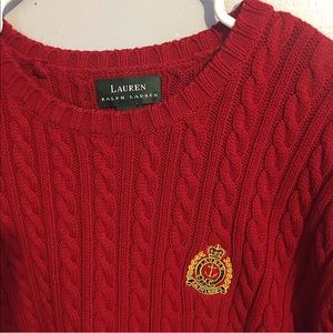 Lauren by Ralph Lauren cable knit sweater